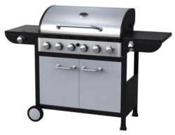 Deluxe - 6 Burner - Gas BBQ with Cover